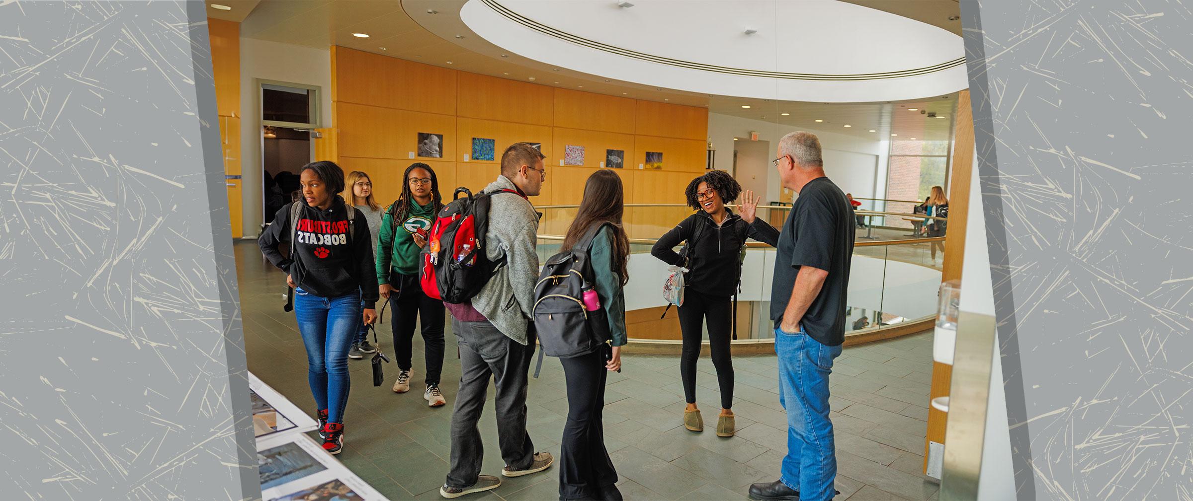 Students on a tour