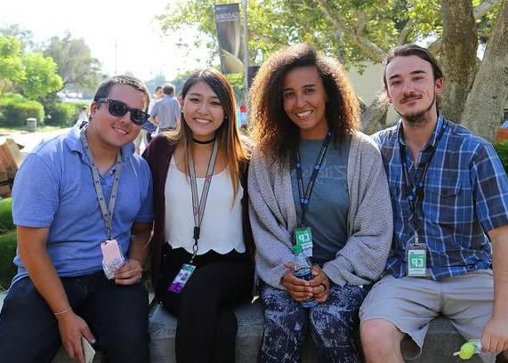 group of summer interns